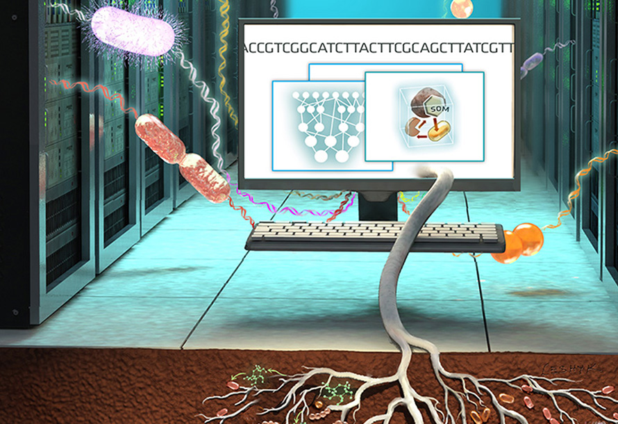 doescience's tweet photo. Even tiny organisms have a big impact, like soil microbes. But previous climate simulations didn't include them. To improve these models, @BerkeleyLab &amp; @Livermore_Lab scientists are using microbes' DNA to study how they use carbon. #ClimateScienceSunday https://t.co/6ATdqhZtDP https://t.co/RJqQHUvwWq