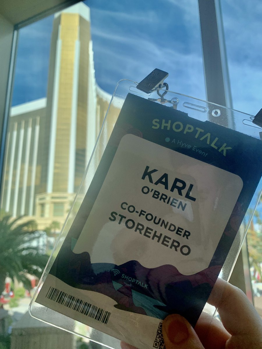 First time attendee at Shoptalk Las Vegas representing @storeheroapp! looking forward to speaking with brands, agencies and tech 👍 #shoptalk2024