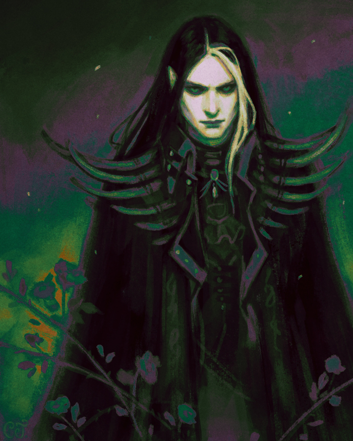 Iridescent sketch commission, this is Luag, for Krin 🌹