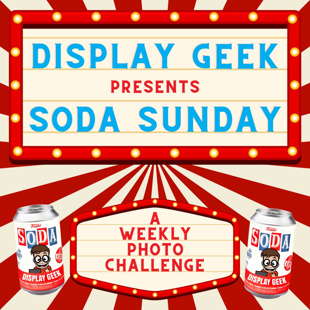 DisplayGeek's tweet photo. Display Geek presents: #DisplayGeekSODASunday ๐ค Take the best pictures you can of your Funko SODAs - Let's see those photography skills, #Funatics! Use the hashtag #DisplayGeekSODASunday and tag us in your post ๐ฒ #DisplayGeek #Funko #FunkoPops #FunkoCommunity #FunkoPhotography https://t.co/qZNRfe0yFA