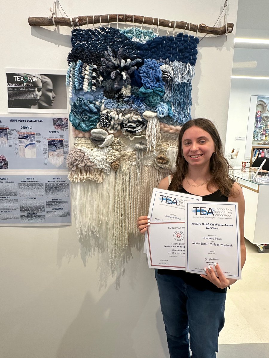 Sunday 17 March was the official opening and presentation of awards for the TexStyle Exhibition. MSCW had two students selected for the Exhibition - Alyssa Pirrello and Charlotte Parisi.

The work will remain on display at Gallery 76 (76 Queen St Concord West) until 28 April.