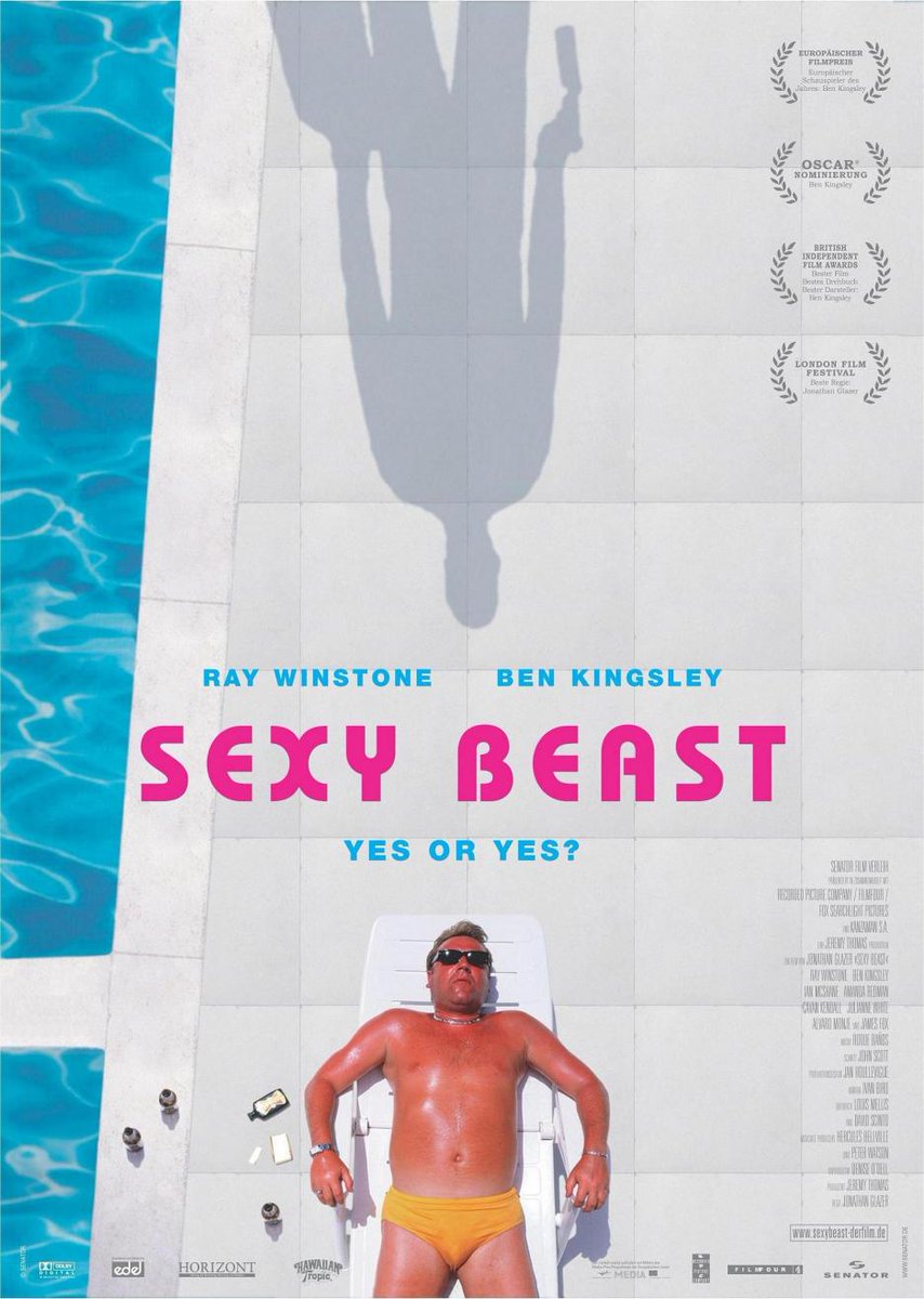 #NowWatching #SexyBeast (2000 - Dir. #JonathanGlazer) #BenKingsley #RayWinstone  #IanMcShane #AmandaRedman #JamesFox