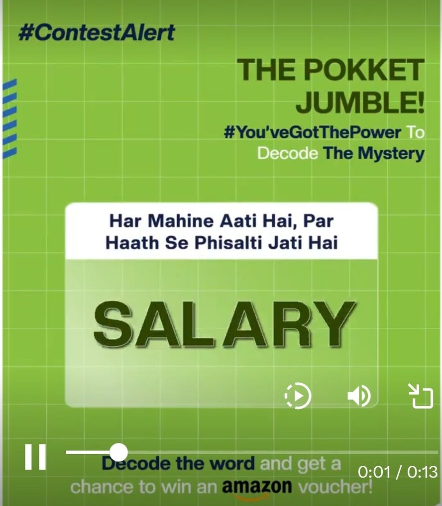 SapnaChawla84's tweet image. SALARY 

 #SundayContest #SundayFun #DecodeAndWin #SundayChallenge #InstantLoan #InstantMoney #InstantCash  @mPokketOfficial 

Join 🤝
@Praveen42485292 
@RakeshK73155212 
@Sandeep13_ 
@mysterioussu 
@prashpatel_ 
@HimanshRx 
@CharanTweetss 
@RaviKum75193040 
@Rajeevk28479520