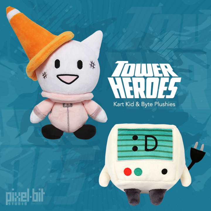 Pixel_bitStudio's tweet photo. Our PLUSH GIVEAWAY starts now! Three winners will be selected. The prizes are 1. both plushies, 2. Kart Kid, and 3. Byte. QUOTE this post and MENTION @Pixel_bitStudio for a chance to win. See rules https://t.co/WBMGaIqyUb.
#TowerHeroes #Roblox https://t.co/ot3W7UYZ0z