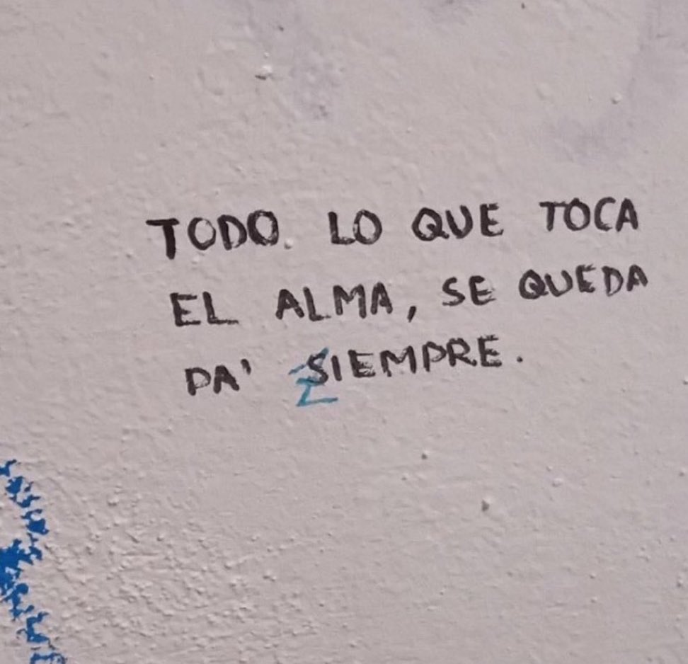 todo lo que toca el alma