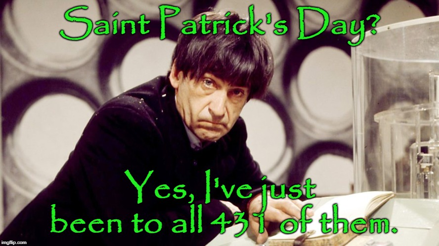 Happy Saint Patrick's Day #DoctorWho #DrWho #SaintPatricksDay #SaintPatricksDay2024