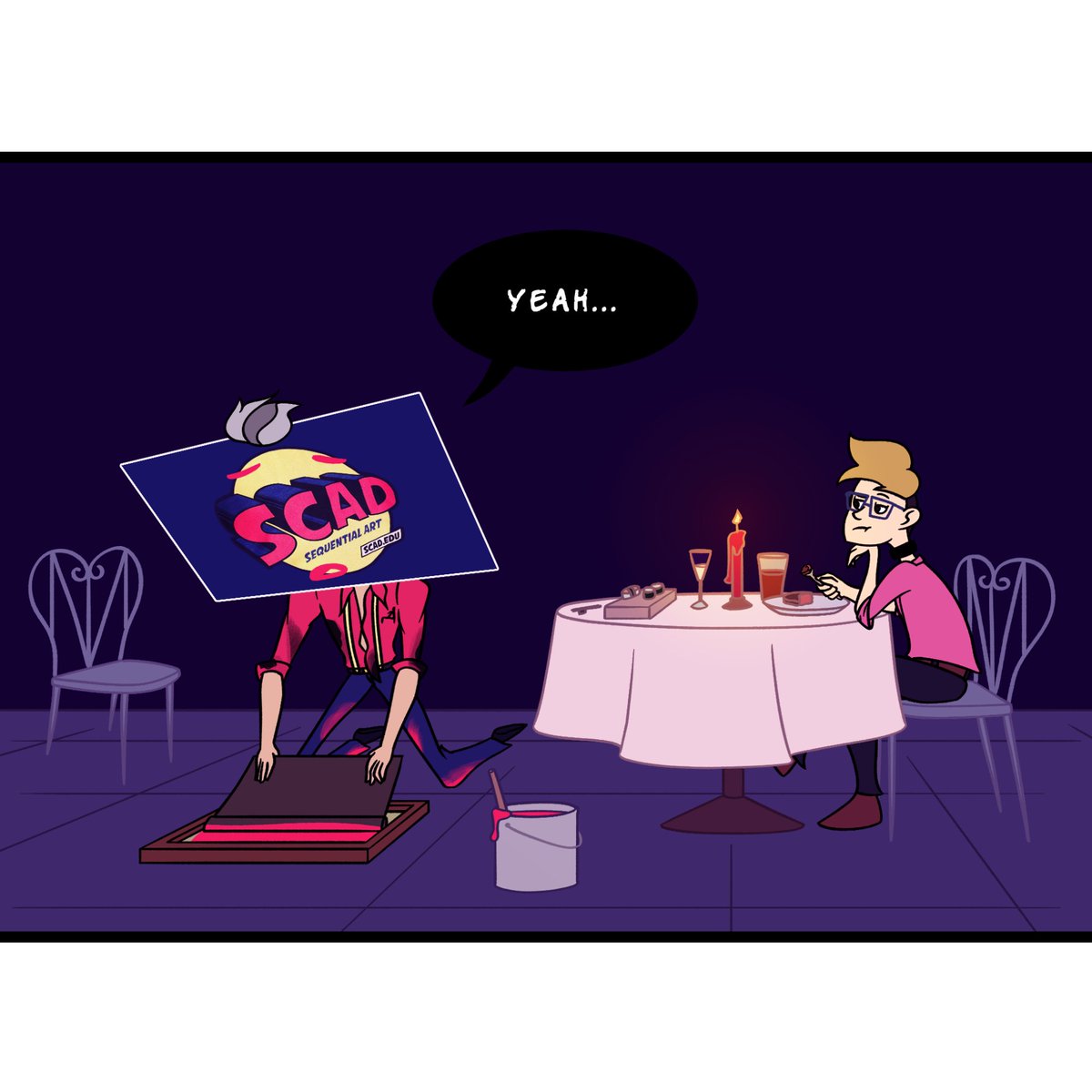 pipdrawsnstuff's tweet photo. I LEFT GRAD SCHOOL!!

It'll definitely be a change, and it took a ton of thought before I decided to leave, but I honestly couldn't be happier. It feels like I've freed up space in my life for the things that I actually want to do.

#comic #scadseqa https://t.co/udgBHW4Y0P