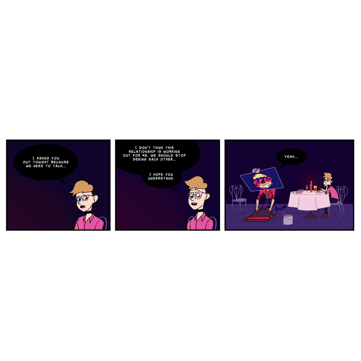 I LEFT GRAD SCHOOL!!

It'll definitely be a change, and it took a ton of thought before I decided to leave, but I honestly couldn't be happier. It feels like I've freed up space in my life for the things that I actually want to do.

#comic #scadseqa