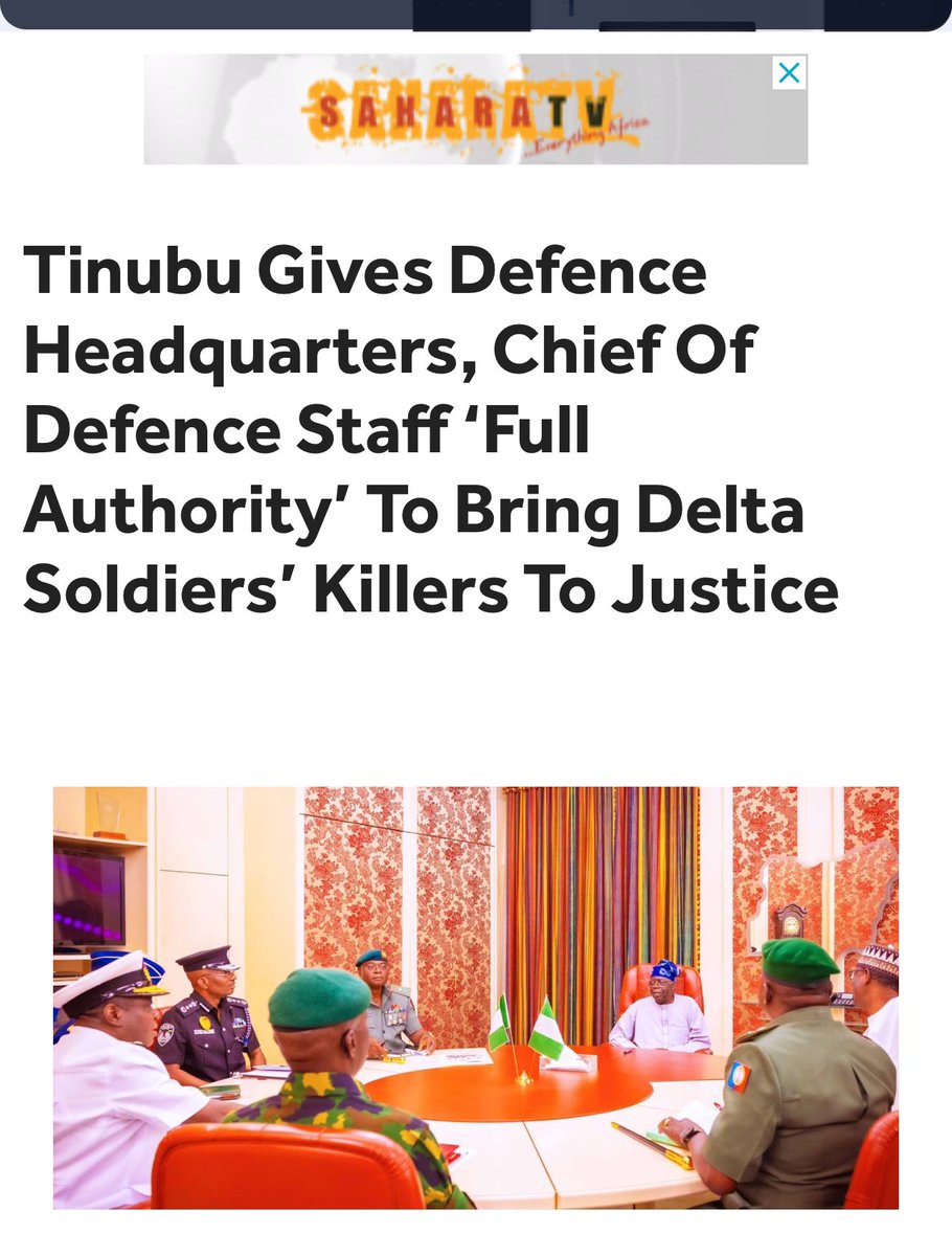 Tinubu @officialABAT is confused, and this is one of the main issues with the excessive use of military force; the Defence Headquarters has no business bringing the killers of Nigerian soldiers in Okuama to “justice.” It is the job of the @PoliceNG to investigate, arrest, and…