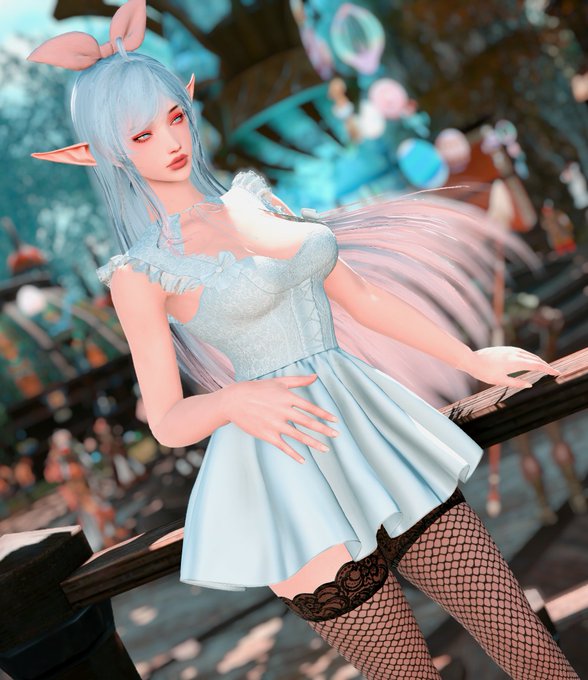 'Your date is waiting for you at the Gridania plaza. Bubblegum pastel hair blowing in the wind, casually