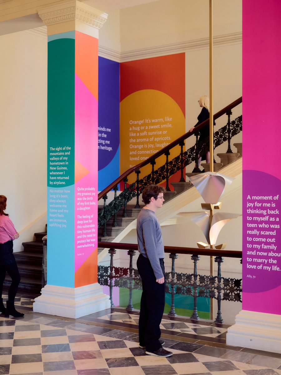 Poetic, spontaneous, and emotionally resonant, the Joy exhibition shares personal stories that prompt reflection on what sparks joy. Discover the immersive spaces in these special tours led by our expert guides.  

🔗 Plan your Cultural Diversity Week brnw.ch/21wHXta.