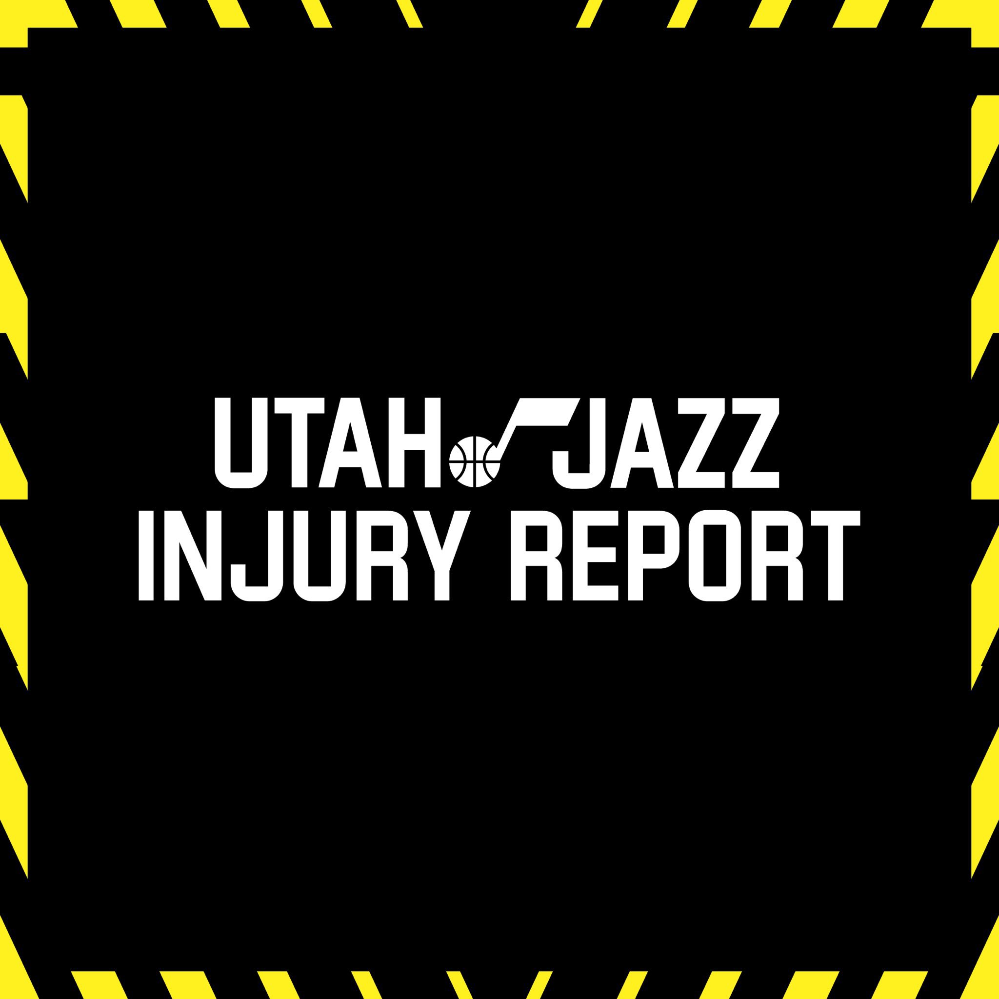 Utah jazz injury report deals