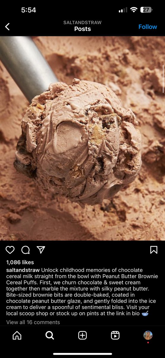 iaz621's tweet photo. an example of a brand who uses excellent writing styles is salt &amp; straw ice cream. this brand strategy is effective because it story tells about the flavor of the ice cream &amp; sets a tone for the readers to dig in to deliciousness. it makes you want to purchase! #APR333 @BamaAPR https://t.co/sK3hdS4LL0
