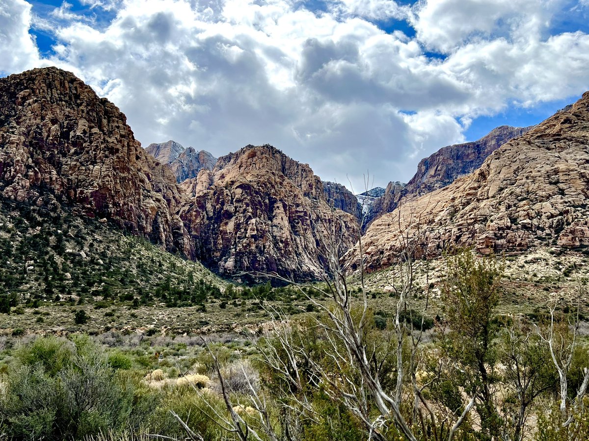 Stunning day at Red Rock National Park after rain and a little snow last week. 
#desertbeauty #theothersideofvegas 
#homemeansNevada 
@LasVegasLocally