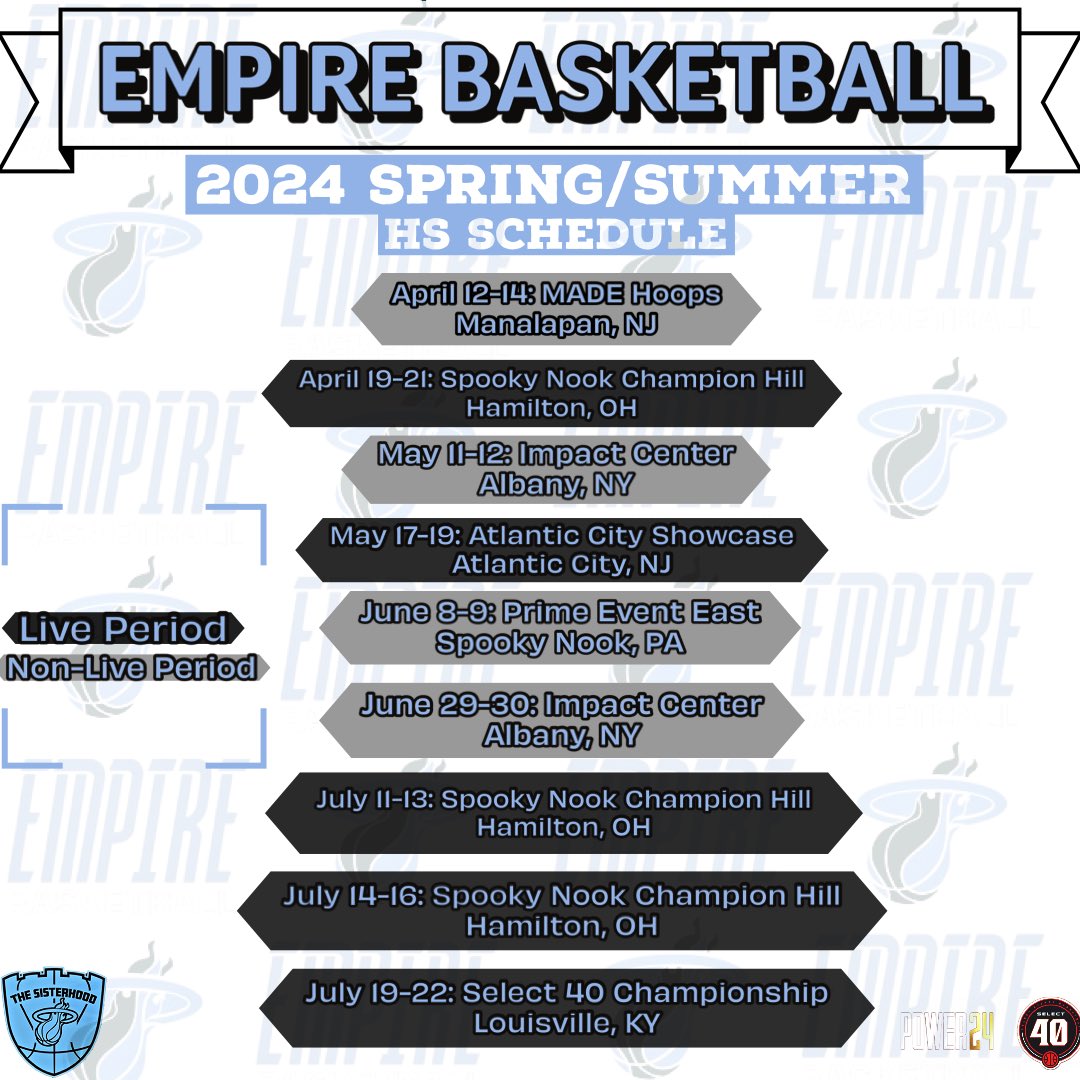 2024 Spring/Summer Schedule 🔥🔥🔥 #GoFlames