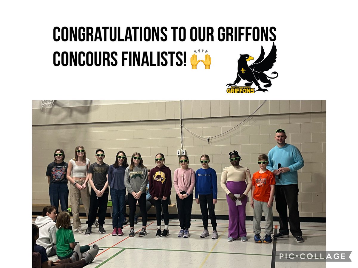📣😀Congratulations to our Griffons boys & girls basketball teams on an awesome season! Hats off to our coaches Mme Campbell, Hunter & Schultz for their time & expertise!🥳 Congrats to all our kiddos for their hard work on Concours & to M Pruvot for organizing our school event!
