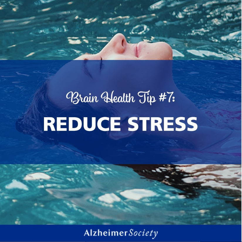 Helpfordementia's tweet photo. #BrainHealth tip 7: Experiencing some stress is part of everyday life, but damaging to the brain. Have a no-screen evening today or treat yourself to a bubble bath.
Give yourself a fighting chance against dementia.
#BrainHealthWeek https://t.co/wr6snBt0nu
