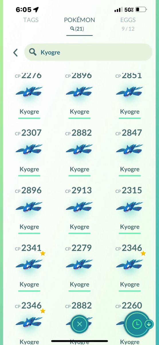 jeebuz10's tweet photo. @NianticLabs  idk what sorcery u playing,, but i did not get a single PKyogre shiny !! I raided from 2-5, bought the tickets (yes for both primal events) and didn’t get n e thing good!! Smh!! Do Better!! Im soo disappointed….i wanted a shiny!! Even if it was jst one!! 1!! https://t.co/aIgWIBAXb2