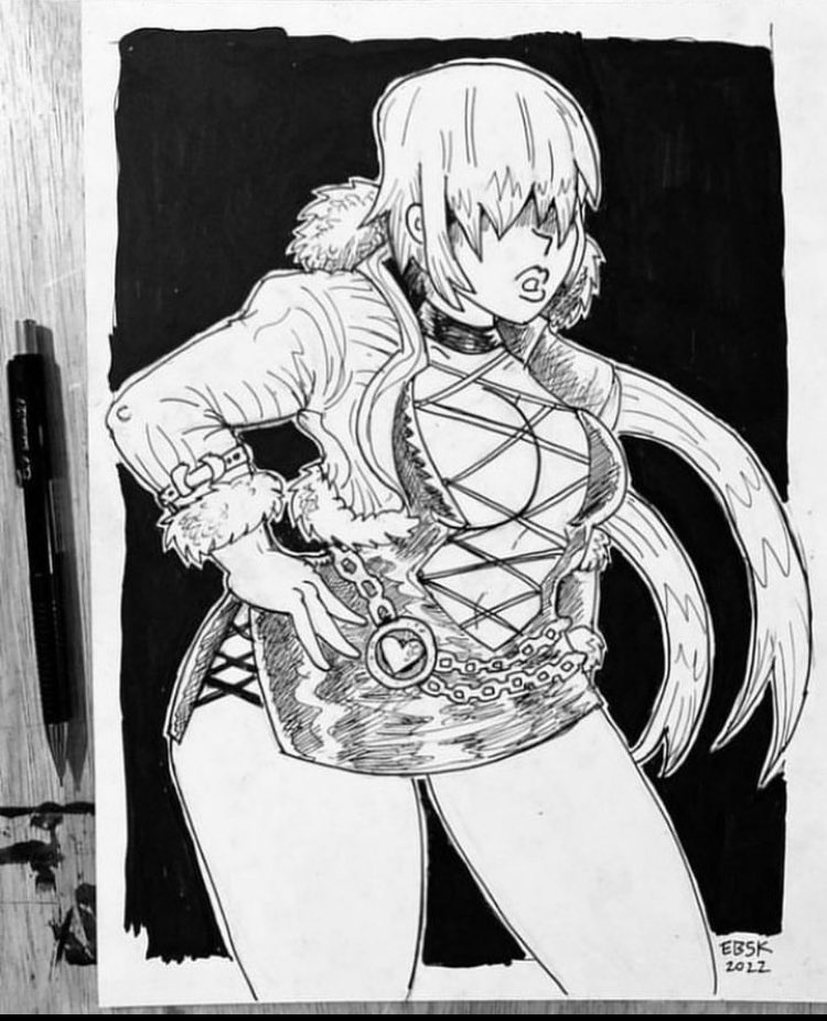 edbot5000's tweet photo. #snksunday flashback to this Shermie from SNK’s King of Fighters series… 9x12 Pen and ink on Bristol. 2022
#edbot5000 #patreon #snk #eb5k #videogames #kof97 #shermie #videogames #kingoffighters #90s #characterdesign https://t.co/6K4mtl5N84
