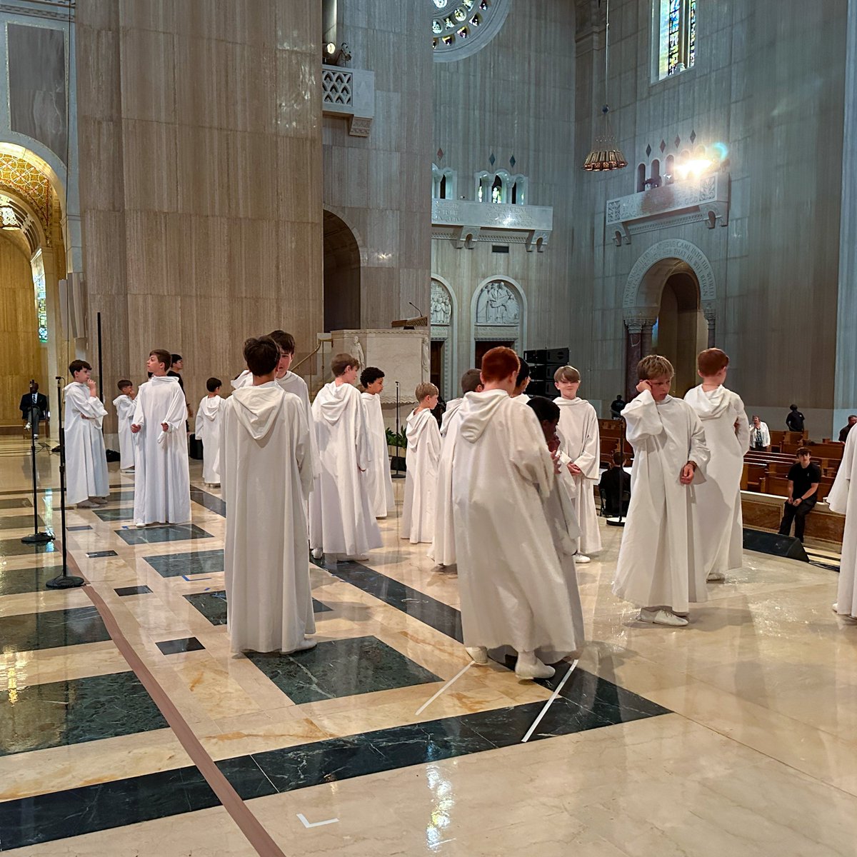 Libera before their concert in Washington DC, 2023