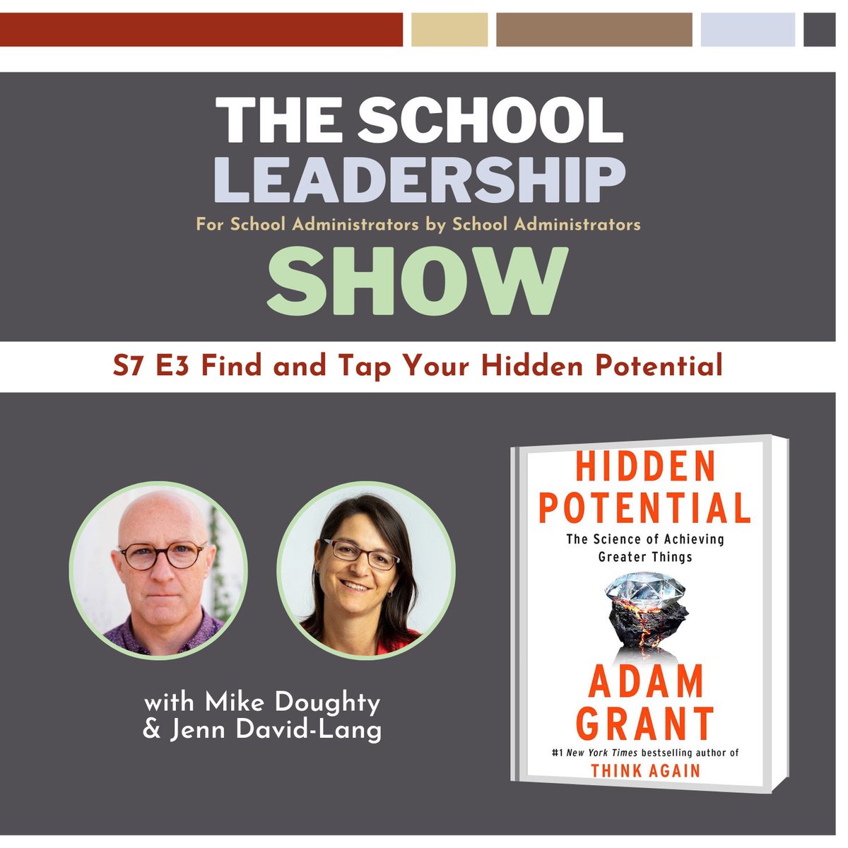 💥 Ready to discover your hidden potential? Dive into our latest podcast episode where we discuss @AdamMGrant's book and insights on how to transform your approach as an educator. Don't miss out on practical strategies to achieve greater things! 🎧➡️: schoolleadershipshow.com/107-s7-e3-find…