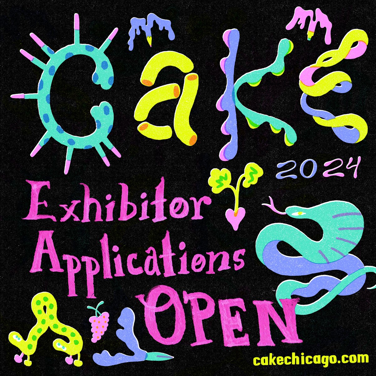 Chicago Alternative Comics Expo 2024 is Exhibitor Applications are OPEN - TODAY through APRIL 20th. CAKE is a curated show & our organizers aim to highlight both established & emerging alternative cartoonists! 🍰APPLY HERE: docs.google.com/forms/d/e/1FAI…