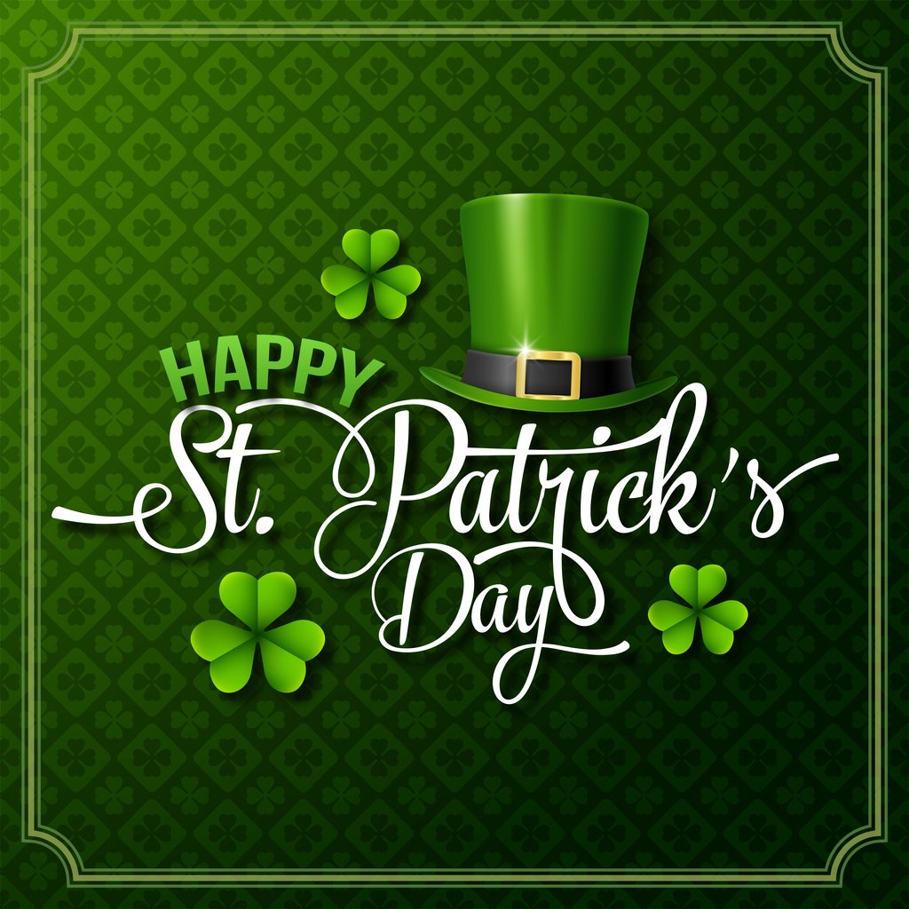 Happy St. Patrick's Day.