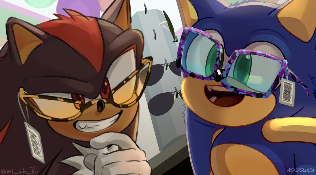 I collab with <a href="/mi_ch_ito/">Mi_ch_ito ?</a> with this ✨AWESOME "AU" IDEA✨ with one of my favorites movies "Open Season"...but #Sonadow 💪🩷
#Sonic #Shadow
A pleasure that you proposed this collab to me, Michito! LOVED EVERY SEC OF IT!