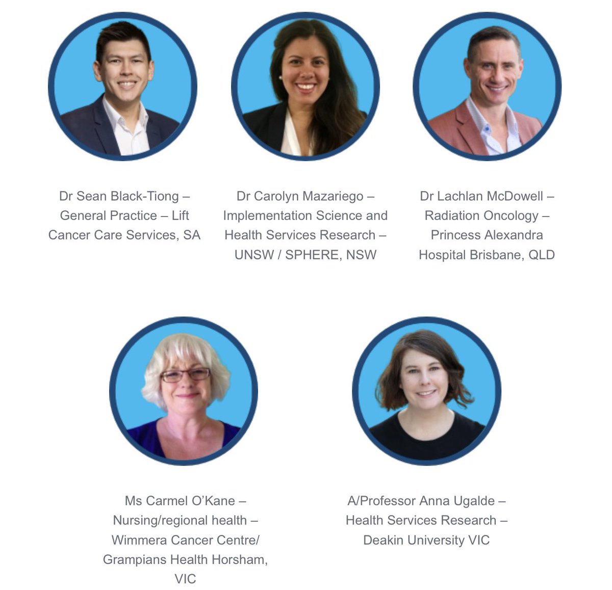 A very warm welcome to our new @COSA_Surviv Executive Members from diverse multidisciplinary backgrounds and geographical locations: @DrSBTaus, @LachieMcD, Carmel O’Kane, @CG_MazJo, and @AnnaUgalde_. If you’re a @COSAoncology member, join our group (via your profile!) #survonc.