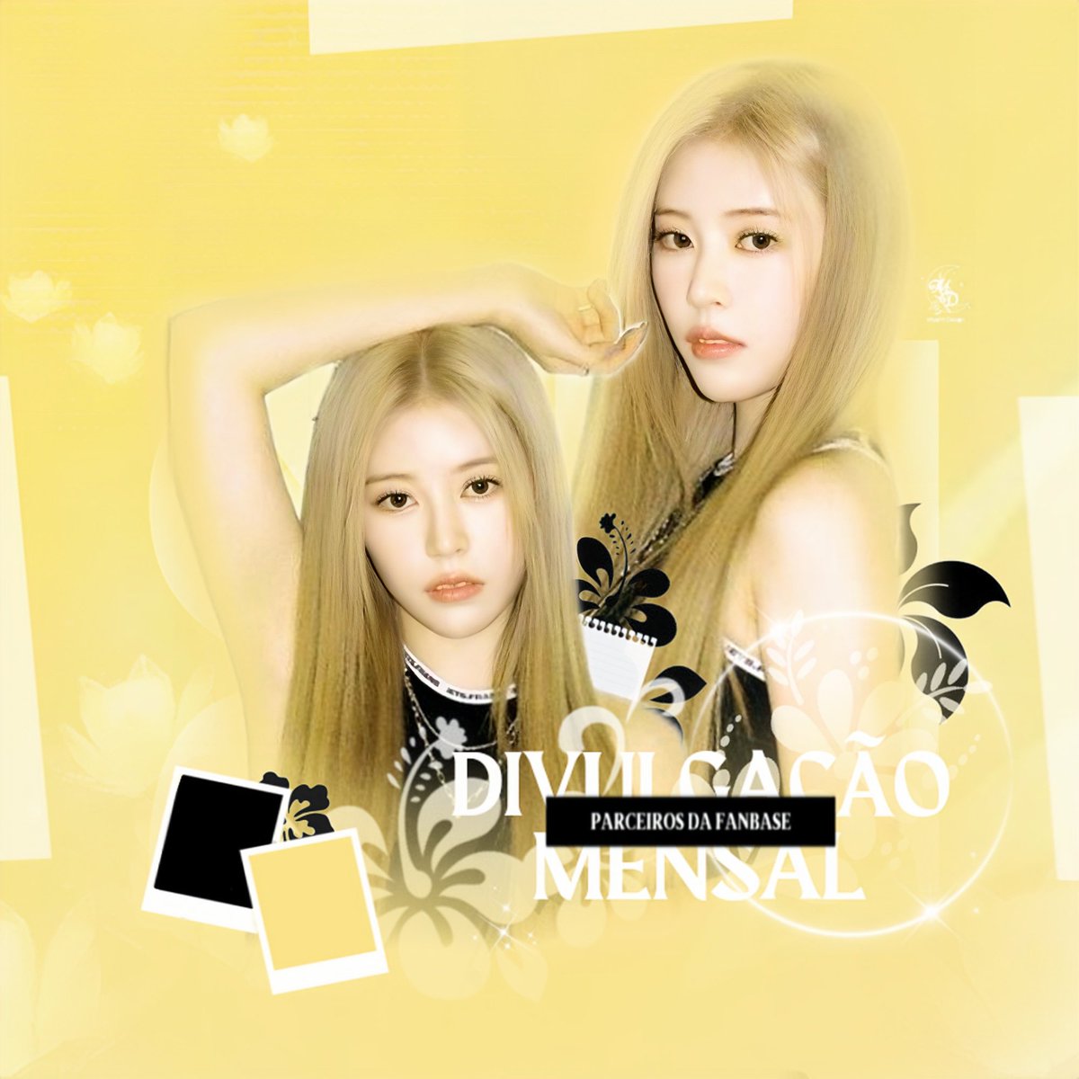 ❇️ | Divulgação mensal das parcerias! 

Quero agradecer a todos os parceiros da fanbase pela colaboração, agradeço todo apoio e reciprocidade! 

💛- Fanbases:
@BXB_Brazil
<a href="/MOONSUA_BR/">MOON SUA BRASIL</a>
@Le_citou
@Hyunwoobrasill  
<a href="/ELISIABR/">Elisia BR 🐰| #CURIOUS</a> 

💛 - Design:
<a href="/miya_studio/">みやすた・廃墟スタジオ</a>
<a href="/vivydesignss/">Vivy Design | aceitamos parceria</a>
