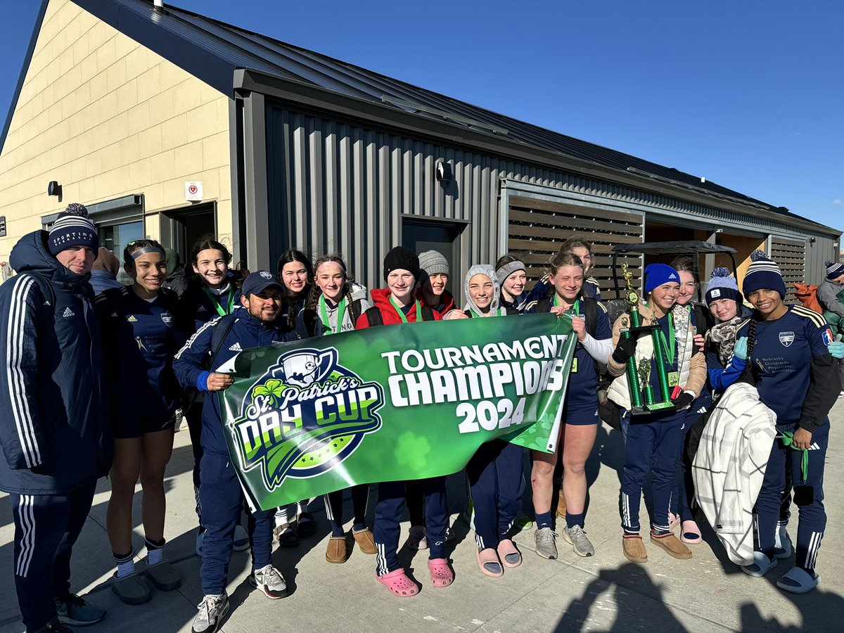 The 2009 Girls Spring team kicked off their season in a big way!! St. Patrick’s 🍀 Day Classic 🏆 champs! Congrats!!