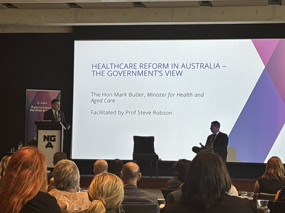 KateSimkovic's tweet image. Colleges, Associations and Societies meeting hosted by the ⁦@amapresident⁩ at the National Gallery in Canberra. Health reform and the health workforce crisis high on the agenda. ⁦@ACSEP_⁩