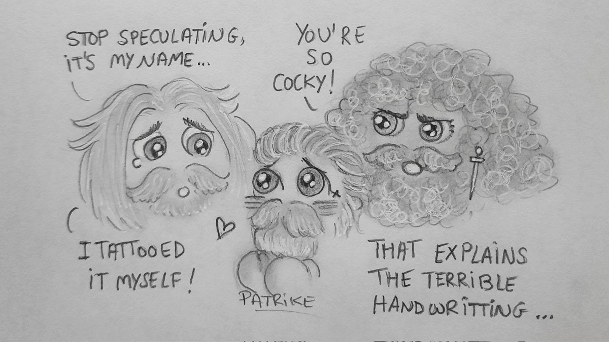 Patrike_cj's tweet image. #cjizzyweek2024
This was too tempting information not to take advantage of. We all know whose name is tattooed on Izzy's wrist...
Oh Jack, you're both in love!
#OFMDfanart
