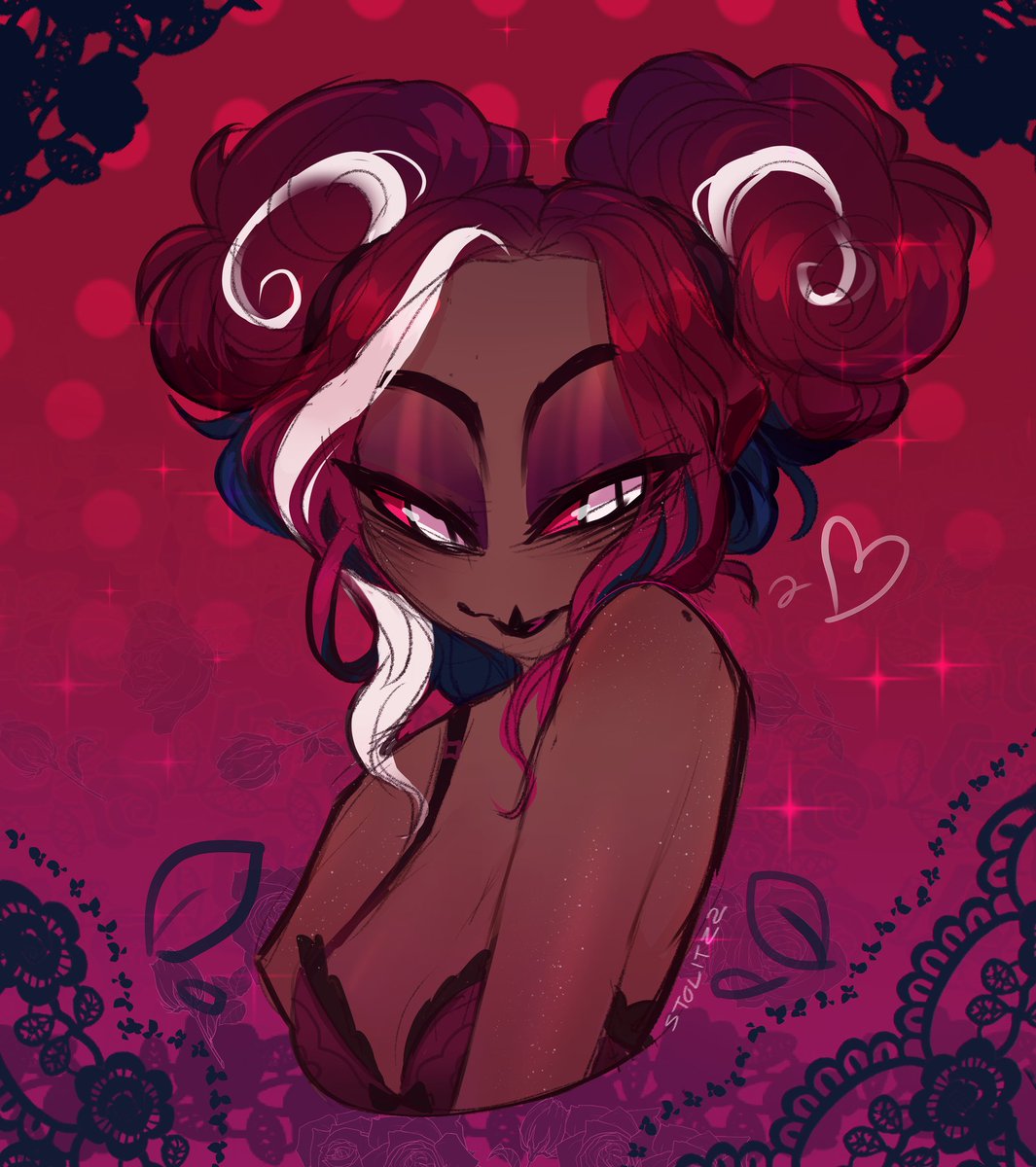 Dark Velvette 🖤~
I'm still alive just sick
Anyways another day of asking mutual what Hazbin character to draw <a href="/NutCollin/">Collin_nut</a>
I adore her but I'm also gay asf lmao
#art #oc #artwork #hazbin #hazbinhotel #hazbinhotelvelvette #Velvette #wees #there's