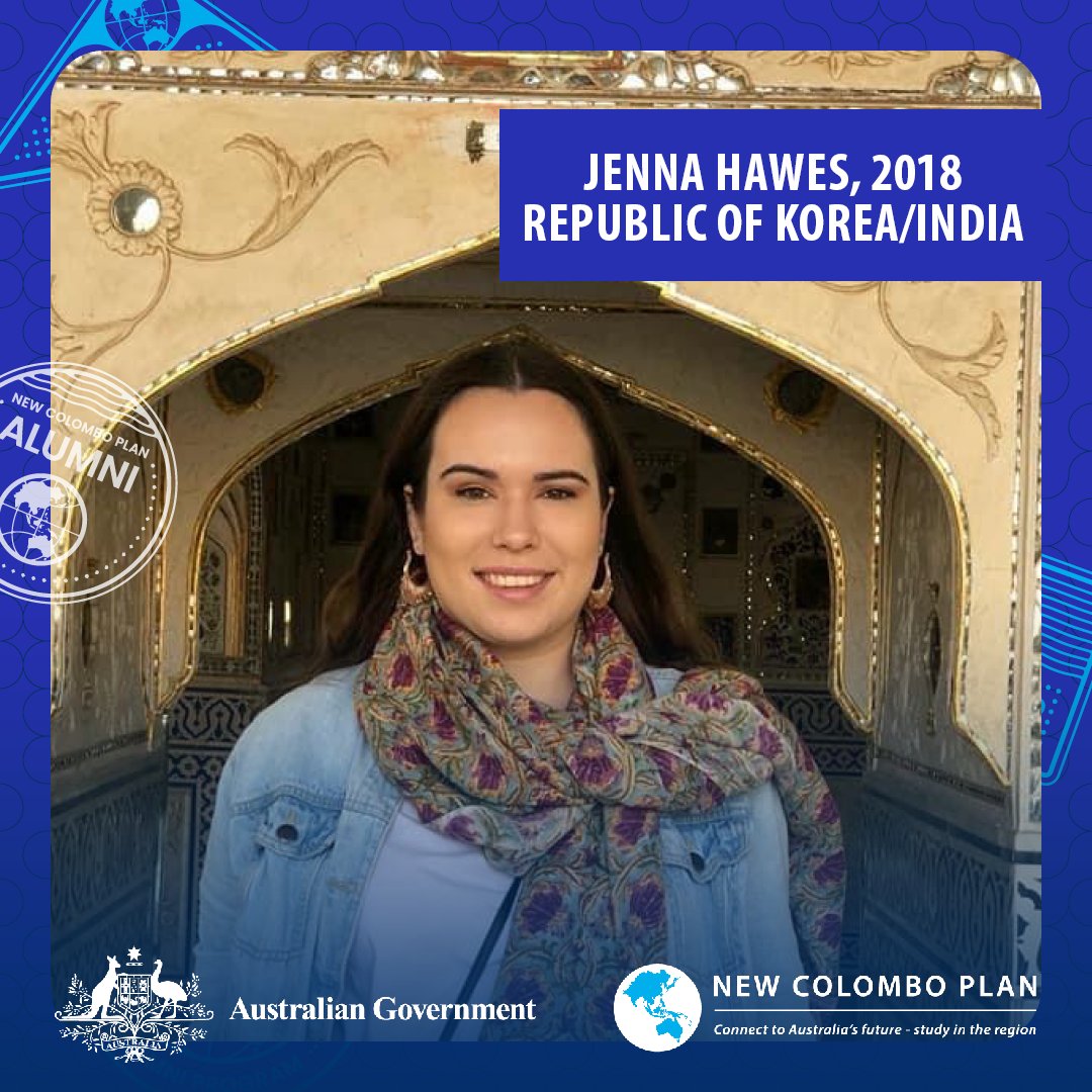 NCP alum Jenna Hawes reflects on life-changing experiences in the Republic of Korea and India through the NCP. Now, she works on increasing First Nations’ participation in various Australian government programs in the Indo-Pacific. Read more: bit.ly/3THnsUZ