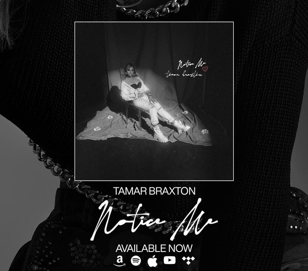 bsmart4life's tweet image. “I gave you love when you DON’T deserve it…” ~Tamar Braxton
#NOTICEME #StTamarsDay 
music.apple.com/us/album/notic…