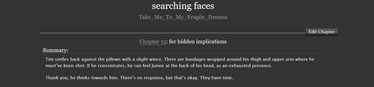 myfragiledream's tweet photo. searching faces chapter 15 is out now! https://t.co/aPj0ltQzO8