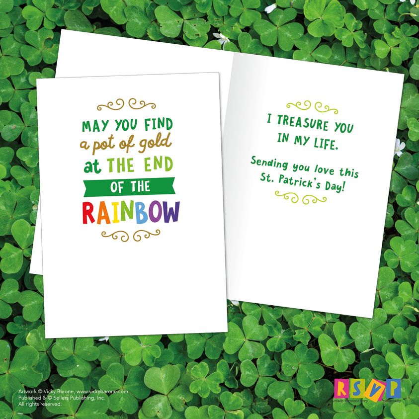 Happy St. Patrick's Day from all of us here at Sellers Publishing! Artwork © Vicky Barone #greetingcards #stationery #sellerspublishing #rsvp #paperlove #cards #celebrate #StPatricksDay