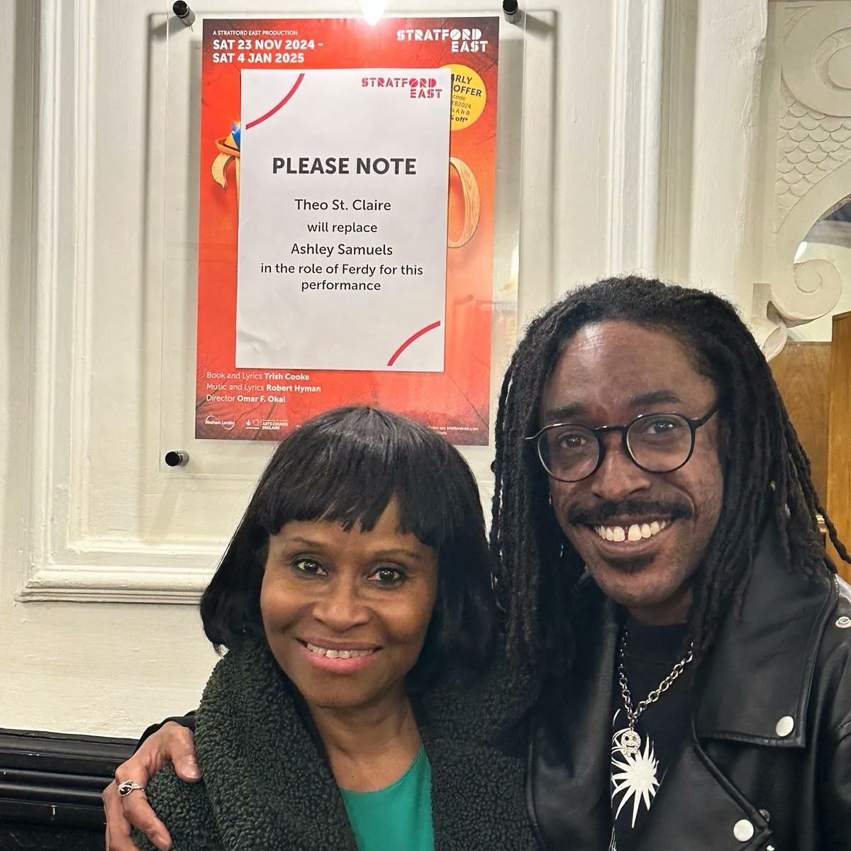 t3philla's tweet photo. It was such an honour to play Ferdy this weekend in #TheBigLife @stratfordeast Sharing scenes with such consummate professionals was a dream come true! There's 2 weeks left to catch us! ✌🏿❤️✌🏿 https://t.co/90c5dL8VpR