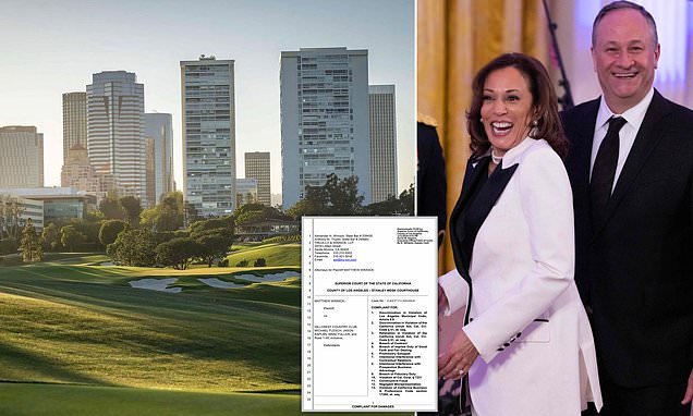 #KamalaHarris and #DougEmhoff are caught up in scandal over their elite Hillcrest Country Club that's been labeled a 'racist aristocracy' that 'disregards reports of sexual assault' and rejects anyone not white or Jewish in blockbuster lawsuit #Democrats #Racism Nobody should