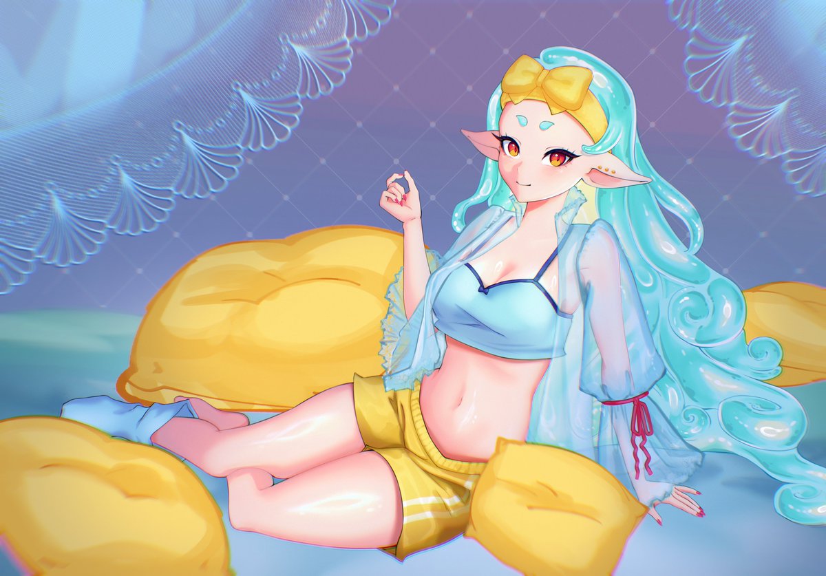 ArtNiru's tweet photo. Keep your slime girl hydrated for peak jellyness squish https://t.co/yKm9rDp0YH