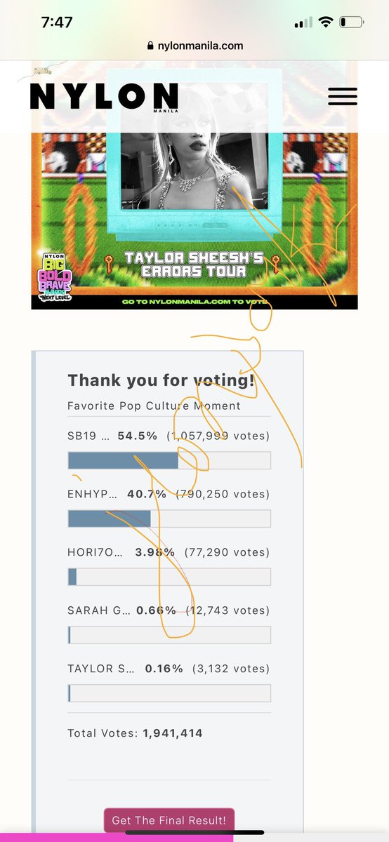 FREE PASS 💨 tweet this with your voting proofs of heeseung in nylon manila or you won’t be able to secure any tix in the future !!

tag 5 moots <a href="/pksunhoon/">nica⁷ 🎀</a> <a href="/heecartz/">럭이빛나 en7</a> <a href="/heejeyk/">bey 🍊ia</a> <a href="/jj_yoiizzz/">HARU🌸</a> <a href="/jaeyunpickz/">el ♬</a> 

🔗 nylonmanila.com/big-bold-brave…