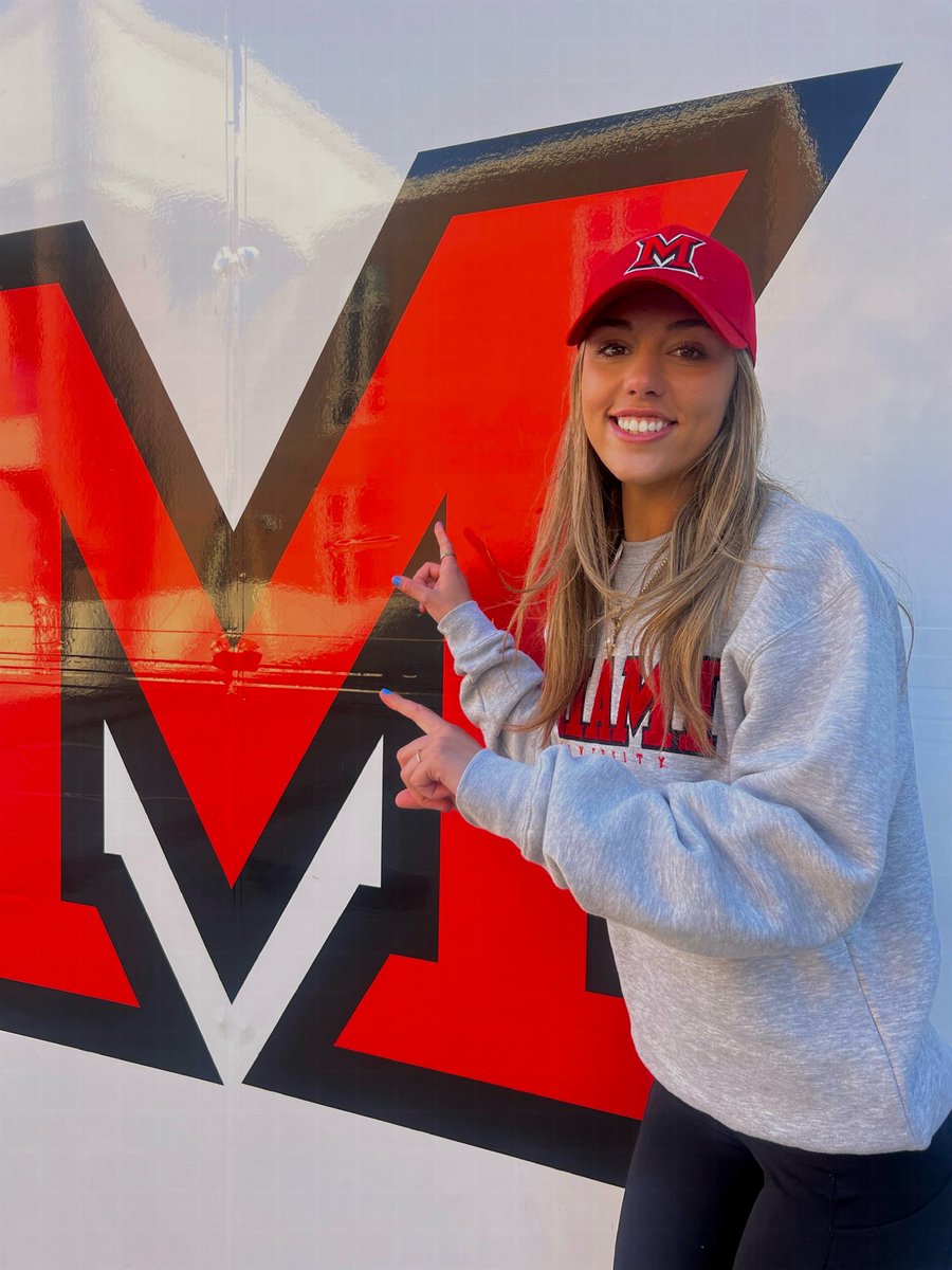LaChevrier1's tweet photo. onto bigger things. here’s to the next two years at Miami University in Ohio ❤️🤍 #Committed #RiseUpRedHawks https://t.co/AcYPRLbweR