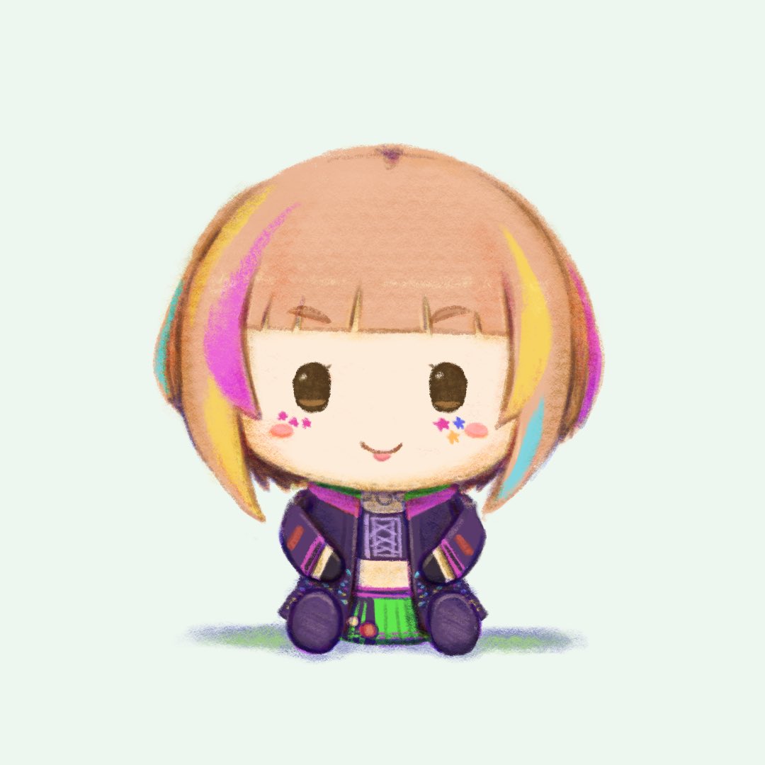 「フェイスペイント忘れてたゆず 」|タコトギのイラスト