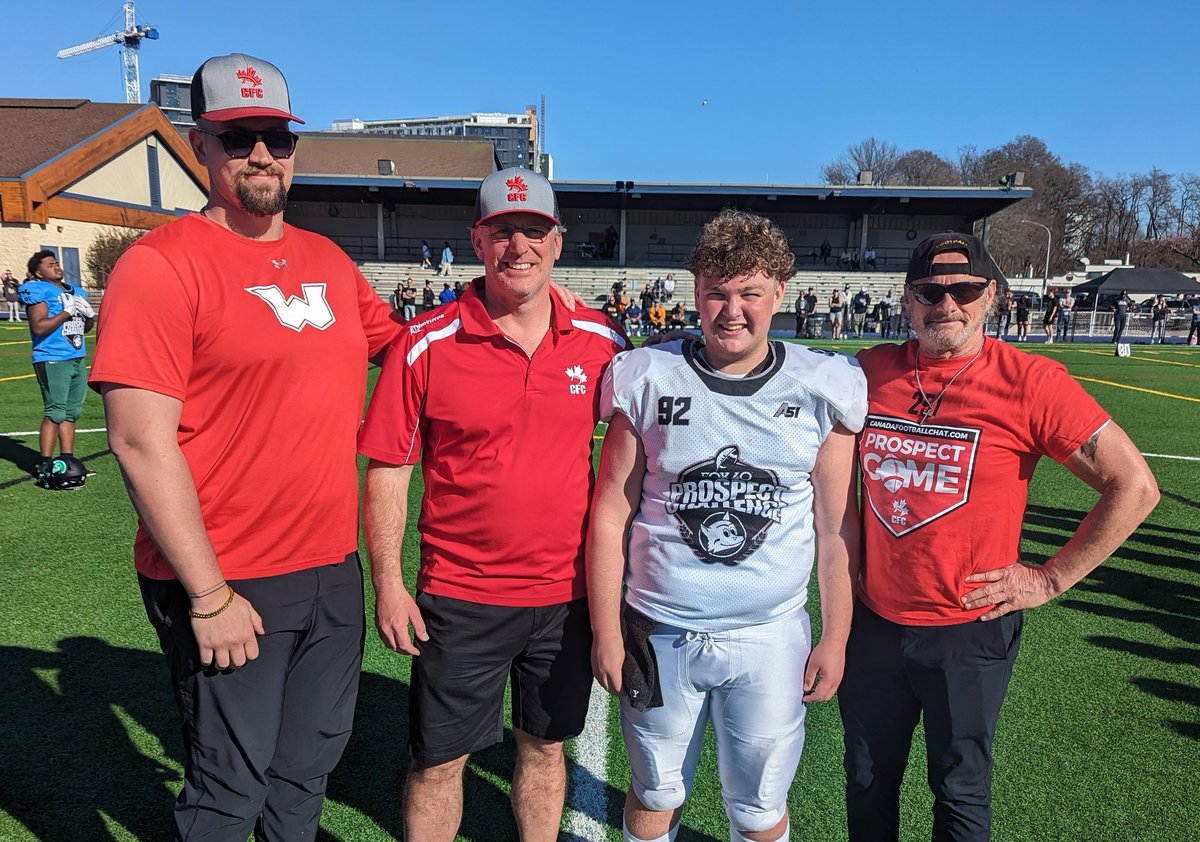 chatfootball's tweet photo. #FPCSHOWCASE π¦
Congratulations to Varsity White Offensive MVP OL Payton Ogden π
Miss the action from Minoru Park in Richmond? Head over to our YouTube channel to watch every snap from today's games π₯ https://t.co/EbtcPd4a35