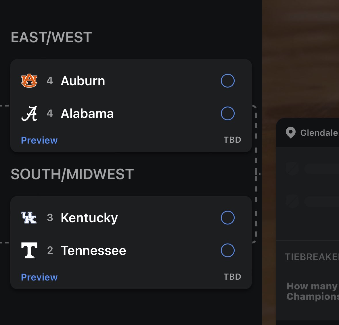 The Final 4 that would end life as we know it 😂