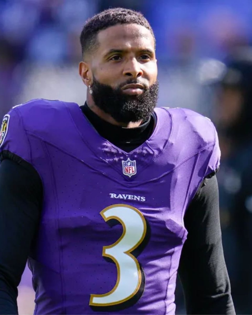 jasrifootball's tweet photo. 𝗧𝗥𝗘𝗡𝗗𝗜𝗡𝗚: Free agent wide receiver Odell Beckham Jr confirms on social media that he won’t be back with the #Ravens next season.

“Swea on everything I appreciate the Flock more than yall could EVER imagine. Did everything I could wit the opportunities I had. Wish I got to do it big for yall.”