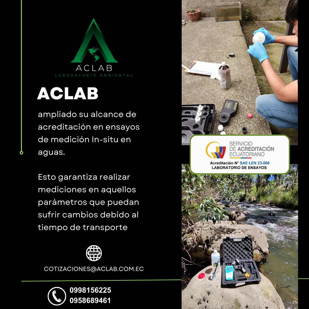 ACLABCALIDAD's tweet photo. Con el objetivo de asegurar la calidad de sus resultados, ACLAB ha acreditado metodologías de parámetros que pueden sufrir cambios con el tiempo de transporte o por sus propiedades químicas https://t.co/T4cAEhnGPh
