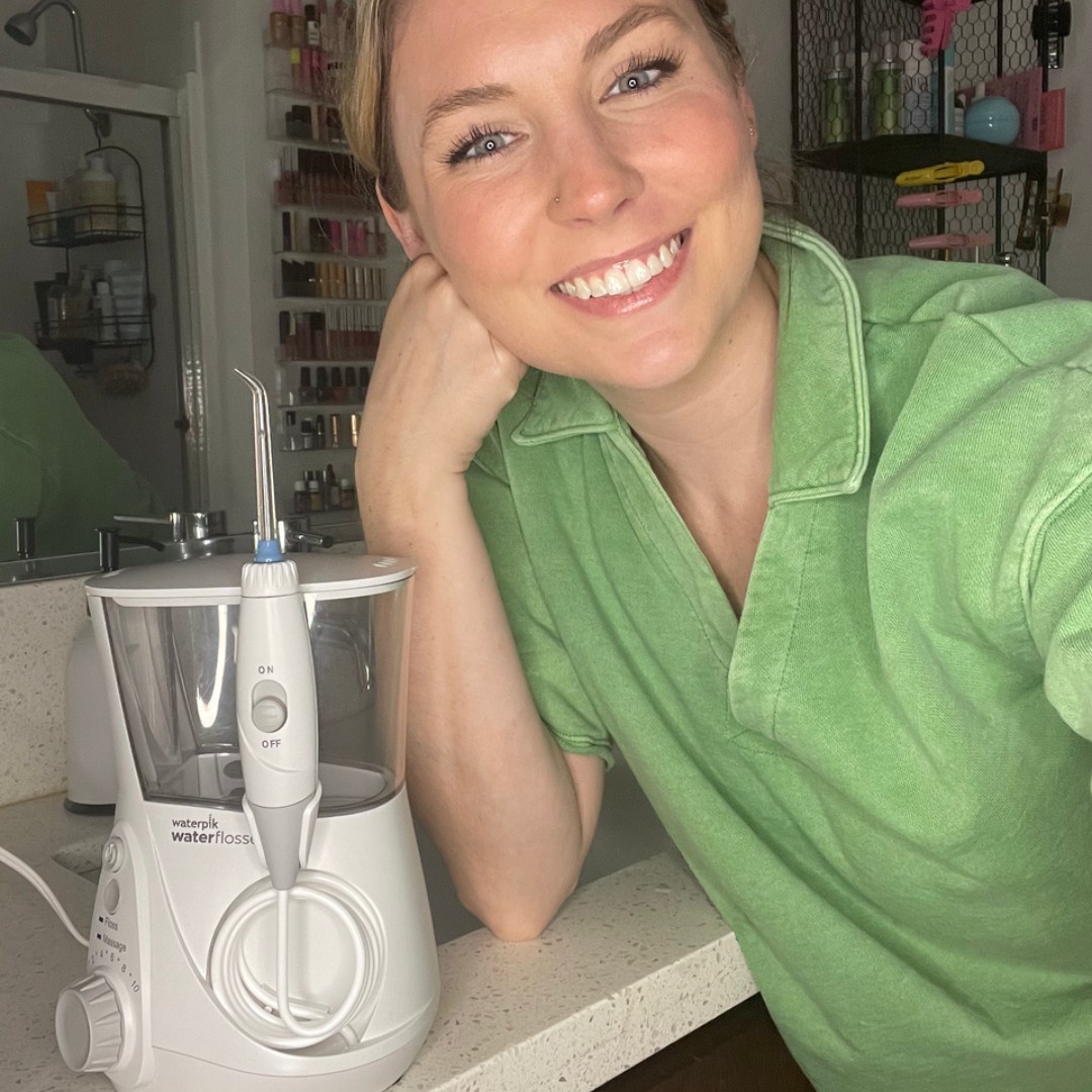 Don't leave your oral health to luck. The Waterpik water flosser removes up to 99.9% of plaque bacteria that causes gingivitis, cavities, and bad breath from treated areas. 🍀😁 Learn more: ow.ly/gTwt50QSPVu #OralHealth #HealthySmile #WaterFlosser #OralCare #FreshBreath