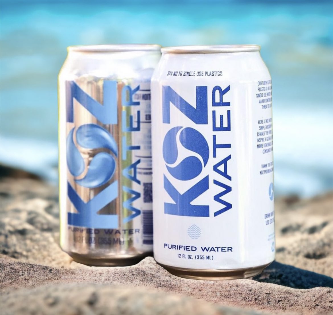 On a mission for #CleanerOceans 🌊🌿Learn more about us goldengrailtech.com/portfolio 

#goldengrailbeverages #kozwater #koz #goldengrail #recycle #aluminumcanned #cannedwater